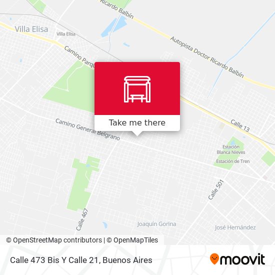 Calle 473 Bis Y Calle 21 map