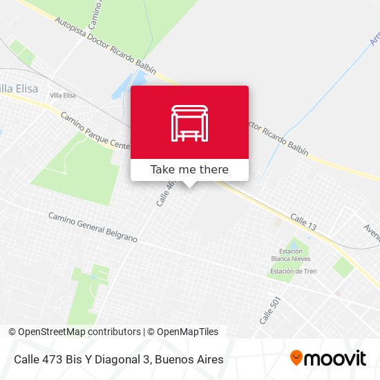 Mapa de Calle 473 Bis Y Diagonal 3