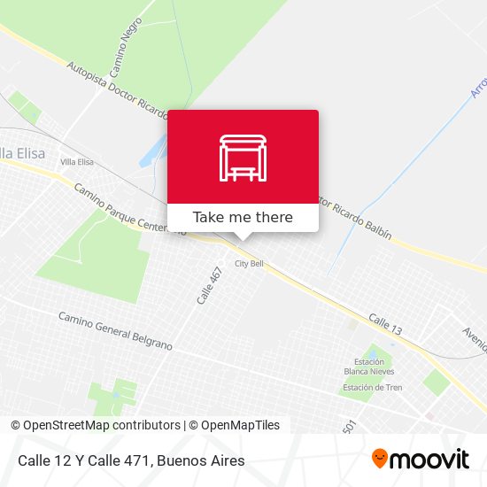 Calle 12 Y Calle 471 map