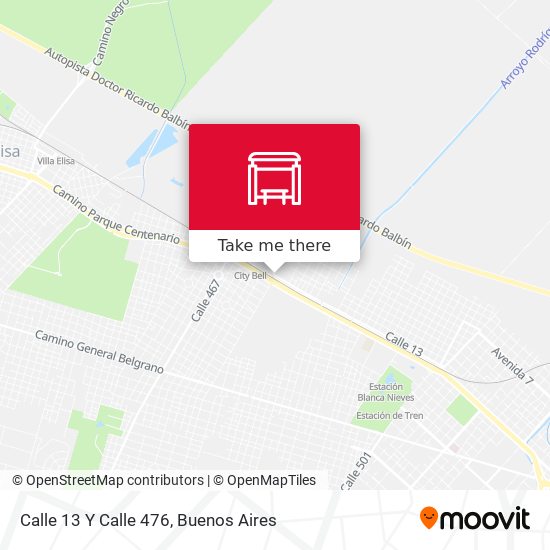 Calle 13 Y Calle 476 map