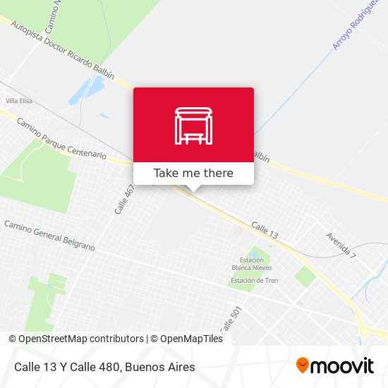 Calle 13 Y Calle 480 map