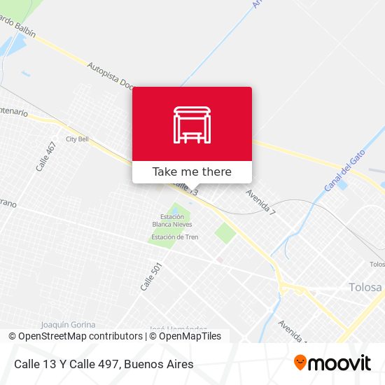 Calle 13 Y Calle 497 map