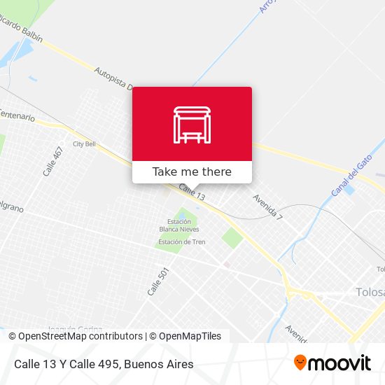 Mapa de Calle 13 Y Calle 495