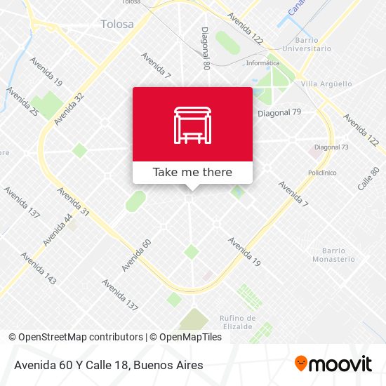 Mapa de Avenida 60 Y Calle 18