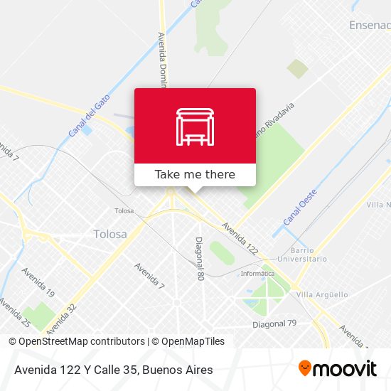 Avenida 122 Y Calle 35 map