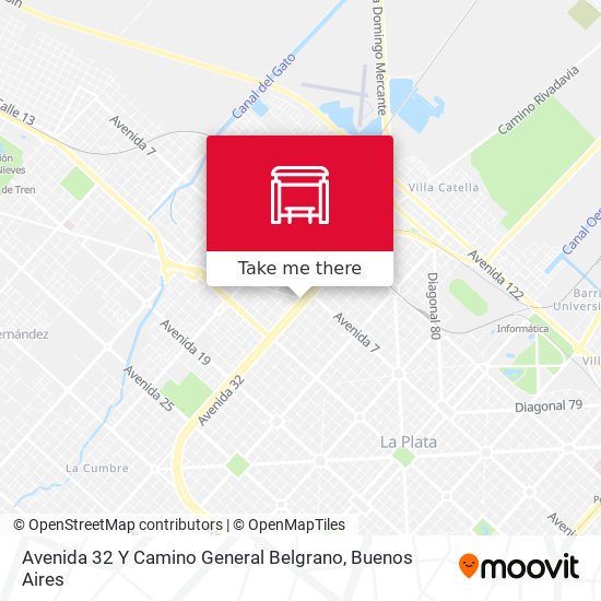 Avenida 32 Y Camino General Belgrano map