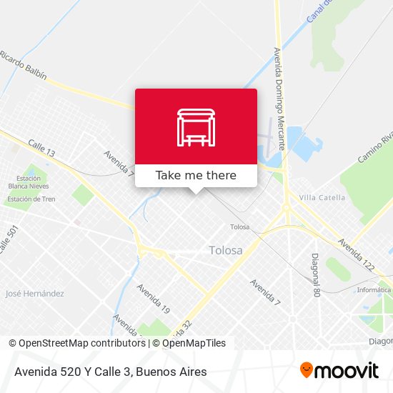 Mapa de Avenida 520 Y Calle 3