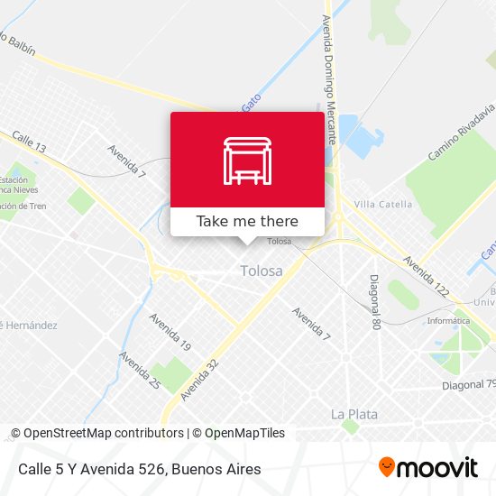 Calle 5 Y Avenida 526 map