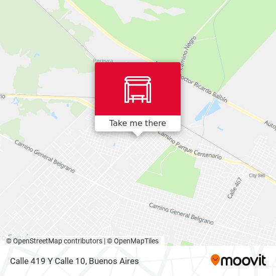 Mapa de Calle 419 Y Calle 10