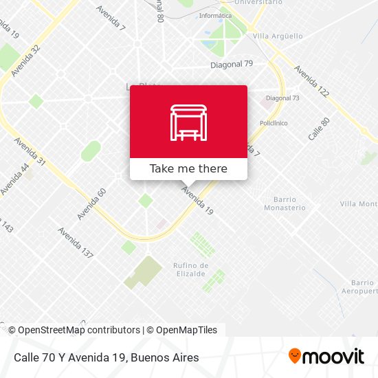 Mapa de Calle 70 Y Avenida 19