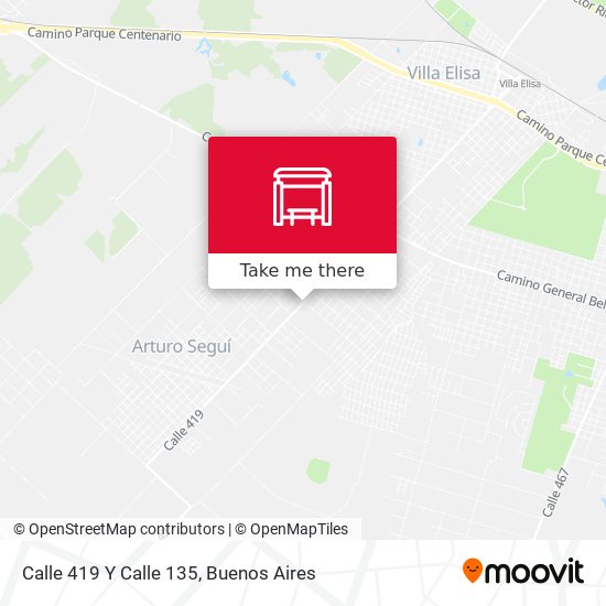 Calle 419 Y Calle 135 map
