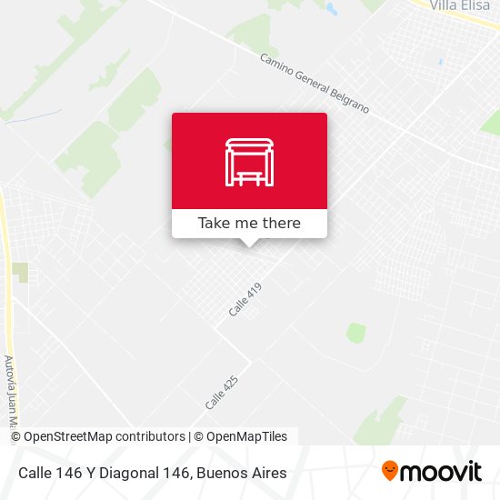 Mapa de Calle 146 Y Diagonal 146