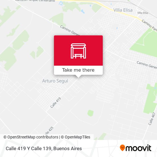Calle 419 Y Calle 139 map