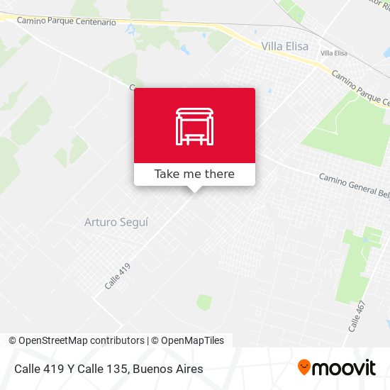 Mapa de Calle 419 Y Calle 135