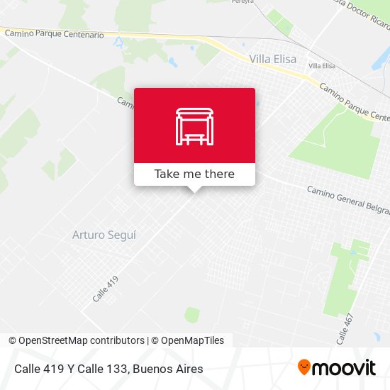 Calle 419 Y Calle 133 map