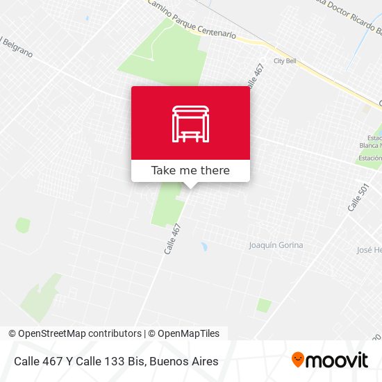 Calle 467 Y Calle 133 Bis map