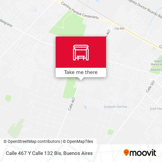 Calle 467 Y Calle 132 Bis map
