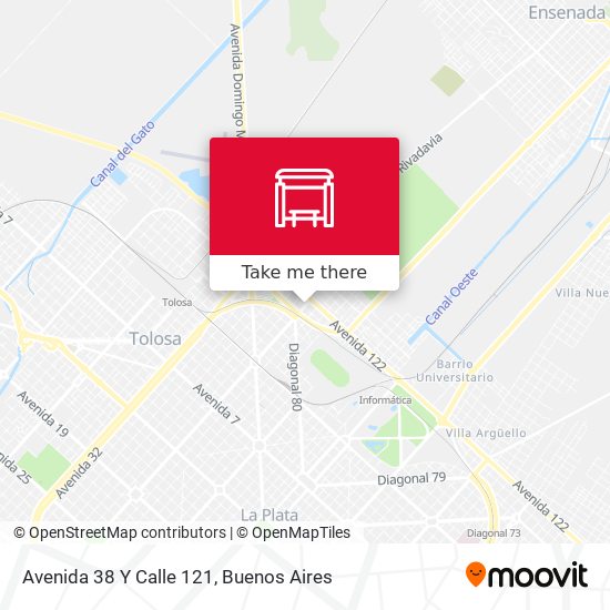 Mapa de Avenida 38 Y Calle 121