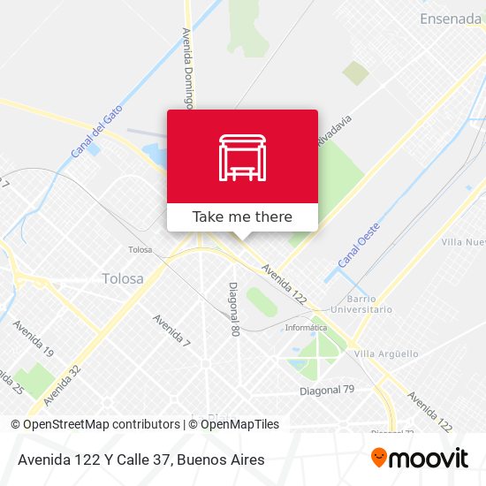 Avenida 122 Y Calle 37 map