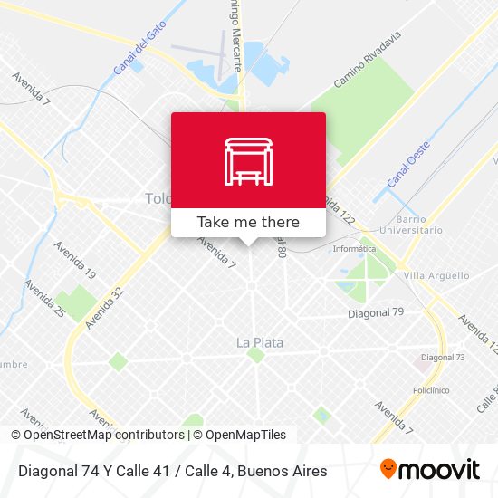 Mapa de Diagonal 74 Y Calle 41 / Calle 4
