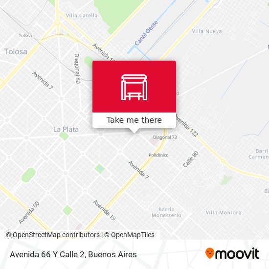 Avenida 66 Y Calle 2 map