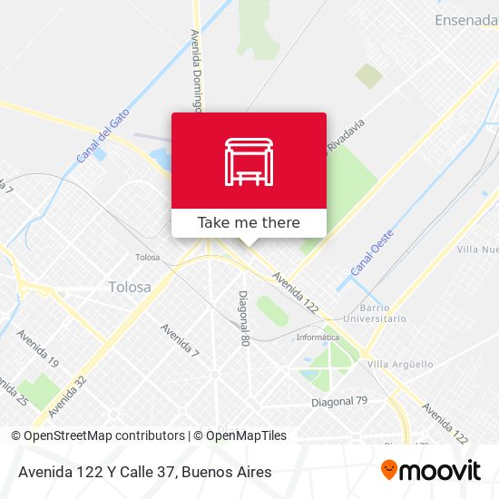 Avenida 122 Y Calle 37 map