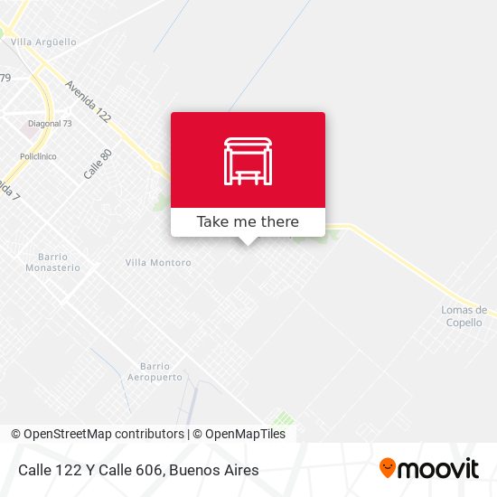Calle 122 Y Calle 606 map