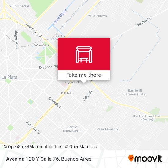 Avenida 120 Y Calle 76 map