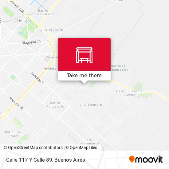 Calle 117 Y Calle 89 map