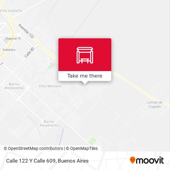 Mapa de Calle 122 Y Calle 609