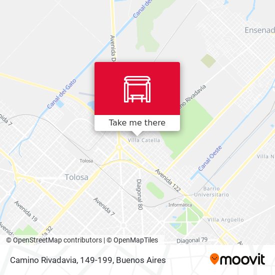 Camino Rivadavia, 149-199 map