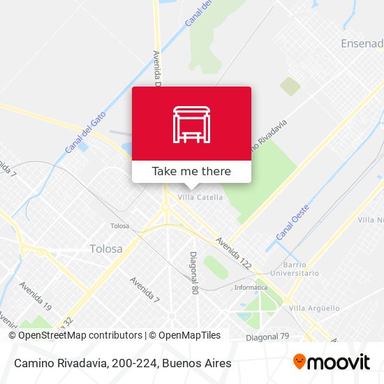 Camino Rivadavia, 200-224 map