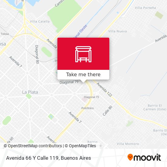 Mapa de Avenida 66 Y Calle 119