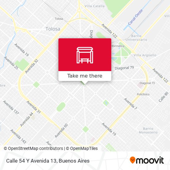 Calle 54 Y Avenida 13 map