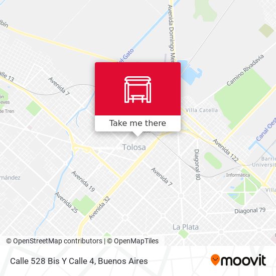 Mapa de Calle 528 Bis Y Calle 4