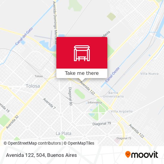 Mapa de Avenida 122, 504