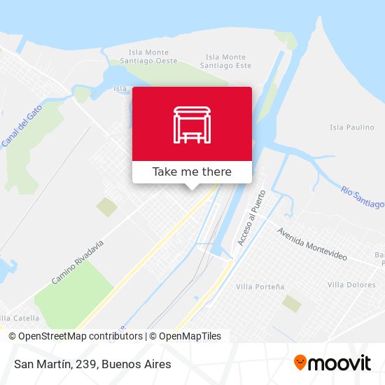 San Martín, 239 map