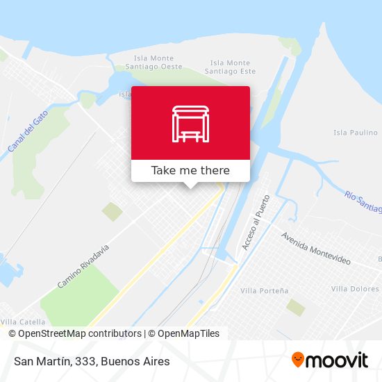 San Martín, 333 map