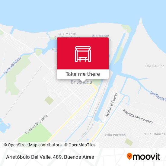 Mapa de Aristóbulo Del Valle, 489