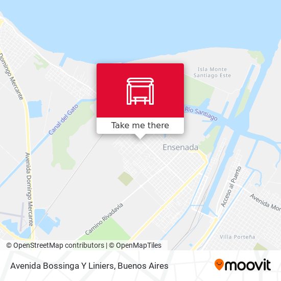 Avenida Bossinga Y Liniers map