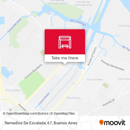 Remedios De Escalada, 67 map