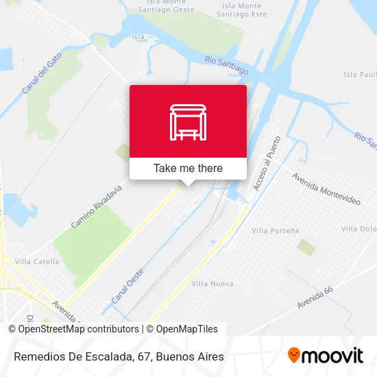 Remedios De Escalada, 67 map