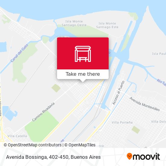 Mapa de Avenida Bossinga, 402-450