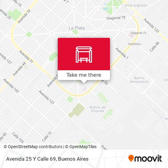 Avenida 25 Y Calle 69 map