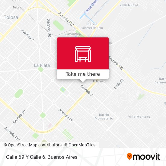 Calle 69 Y Calle 6 map