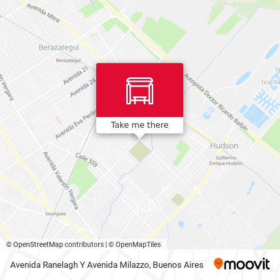 Mapa de Avenida Ranelagh Y Avenida Milazzo