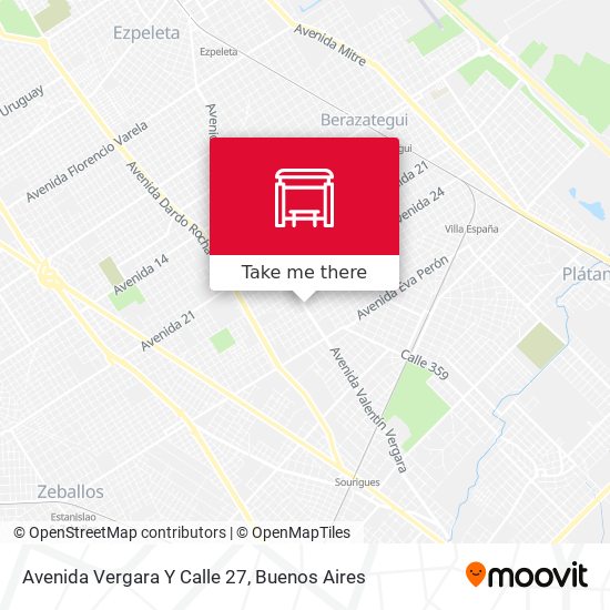Avenida Vergara Y Calle 27 map