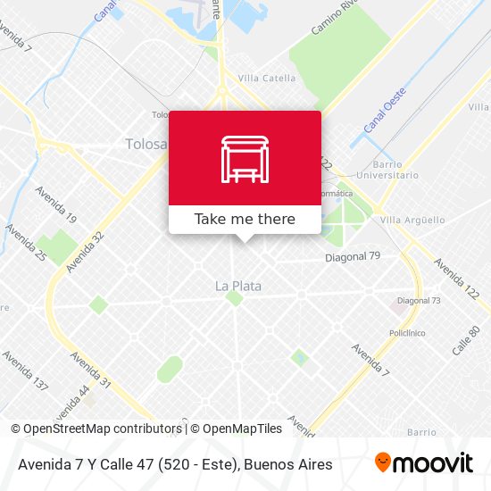 Mapa de Avenida 7 Y Calle 47 (520 - Este)