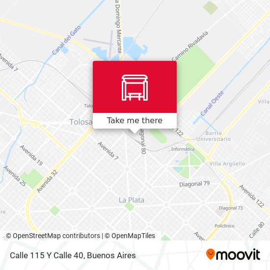 Calle 115 Y Calle 40 map