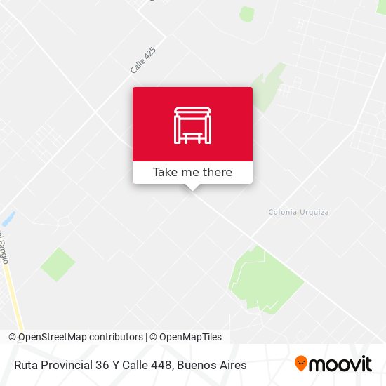 Mapa de Ruta Provincial 36 Y Calle 448
